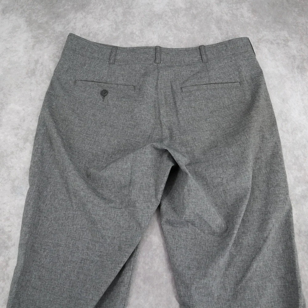 Ben Hogan Performance Pants Golf Gray 34x32 Stretch Flat Front Active Travel